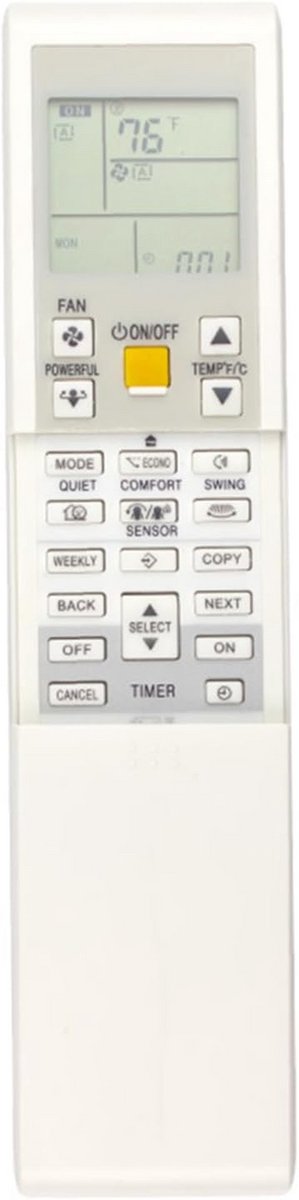 Universele Vervangingsafstandsbediening voor Airconditioning Modellen ARC452A21