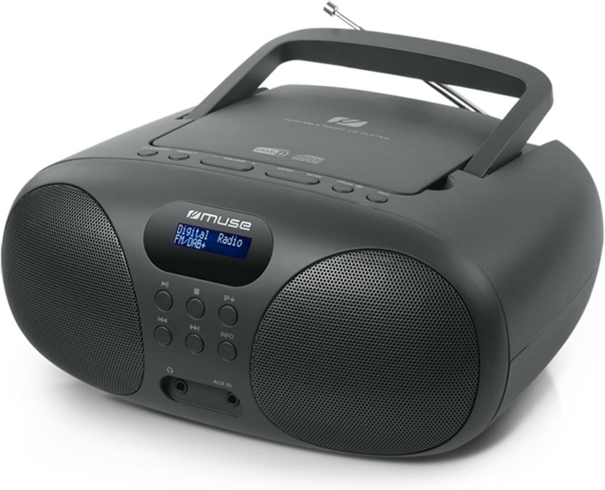 DAB+ en FM Radio met CD-speler en Batterijvoeding