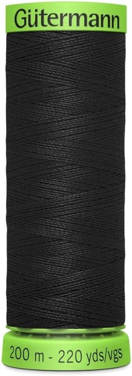Stevig Naaigaren Extra Fijn Zwart 100 Meter Polyester