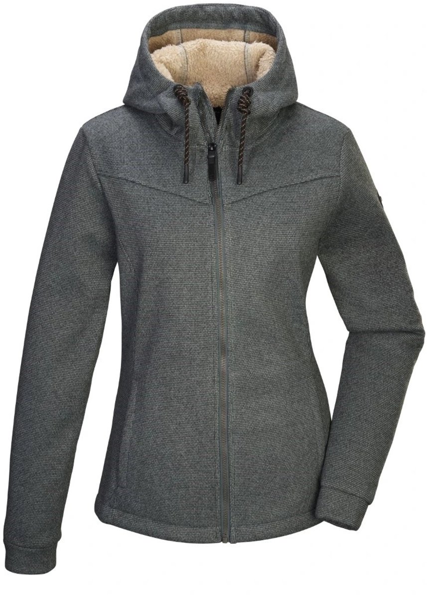 GW 38 KNTFLC Fleece Dames Aquaverde Groen