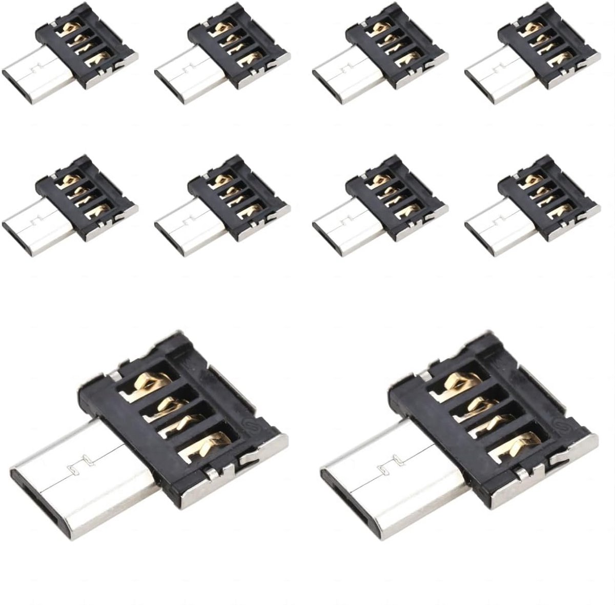 Kaartlezer USB 3.0 voor Micro SD en SDXC Kaarten met OTG Adapter