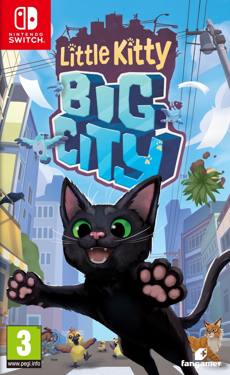 Fangamer Little Kitty, Big City Standaard Nintendo Switch