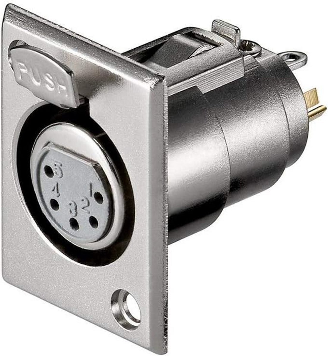 5-polige Inbouw Microfoonbus voor XLR Kabels