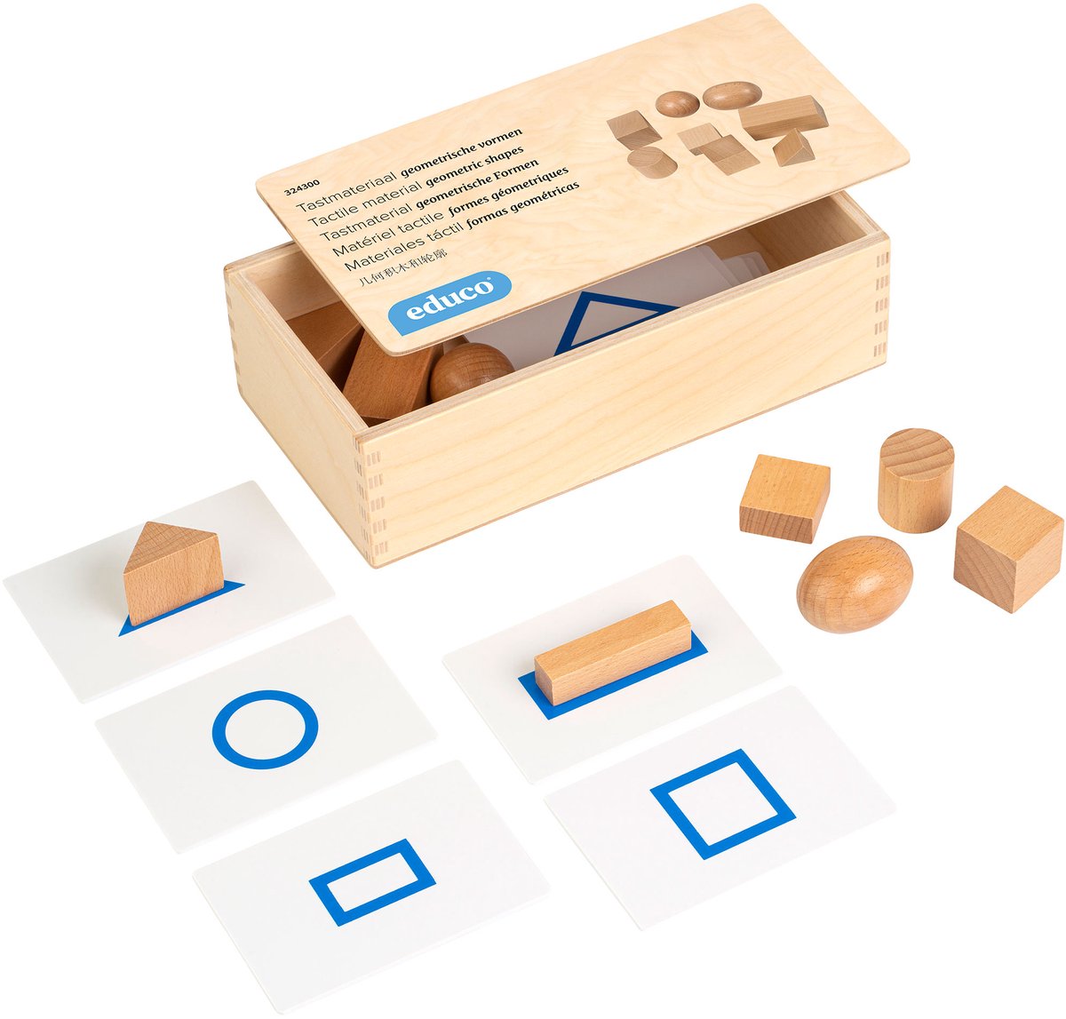 Geometrische vormen - 3D - Educo - TOONBEELD.