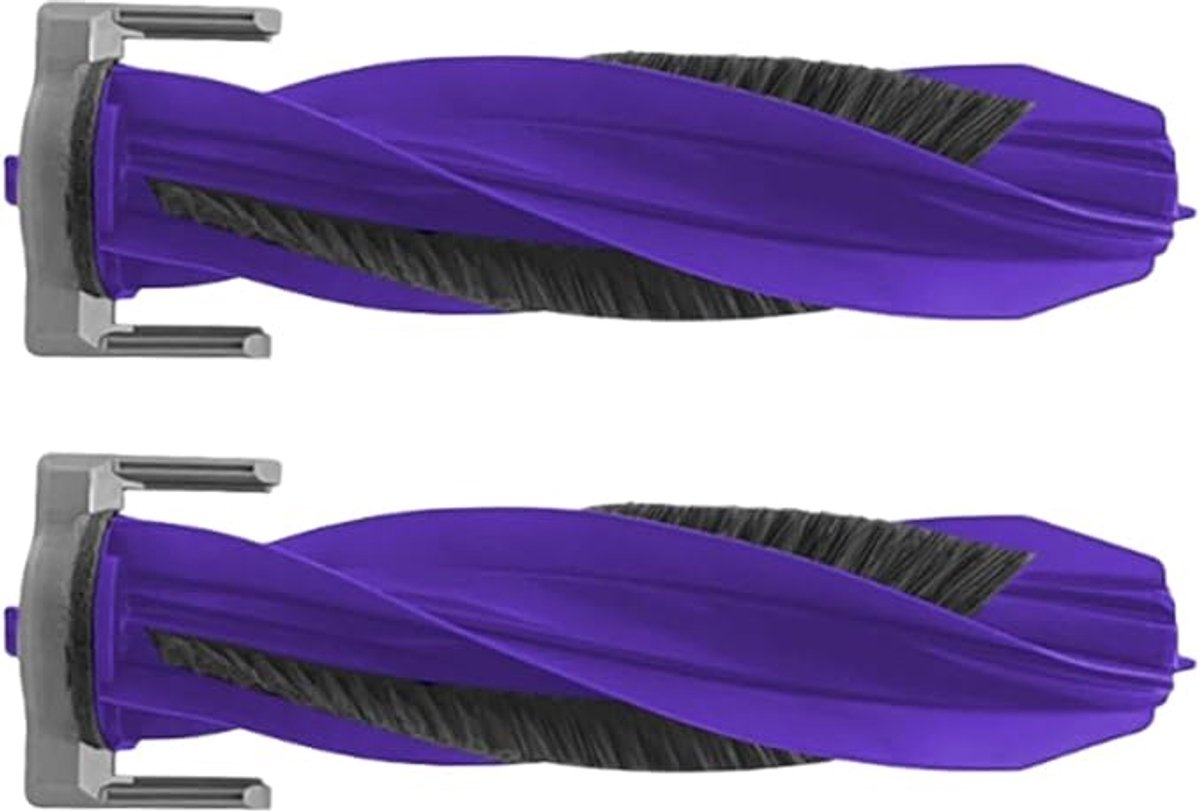 2stuks - Vervangende borstelrollen - geschikt voor Narwal Freo -J4/J4 Lite - ZUltra/Freo Z10/Freo Pro/Freo X Plus - robotstofzuigeraccessoires - draadloze nat-/droogzuiger - met anti - klitfunctie