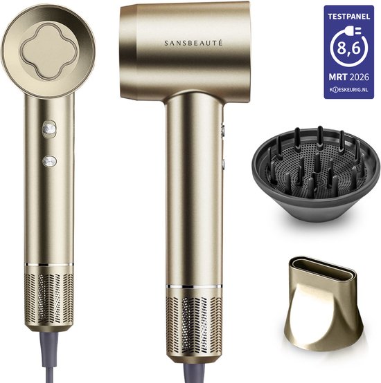 Sansbeauté Föhn met Diffuser - Krullen - 110.000RPM