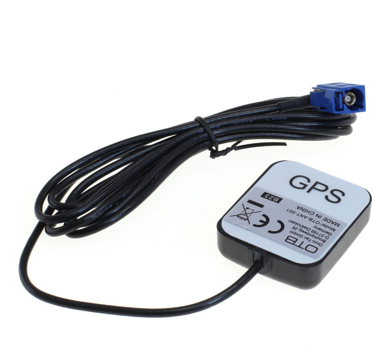 Fakra C (v) GPS Antenne - 1,5 meter - Zwart