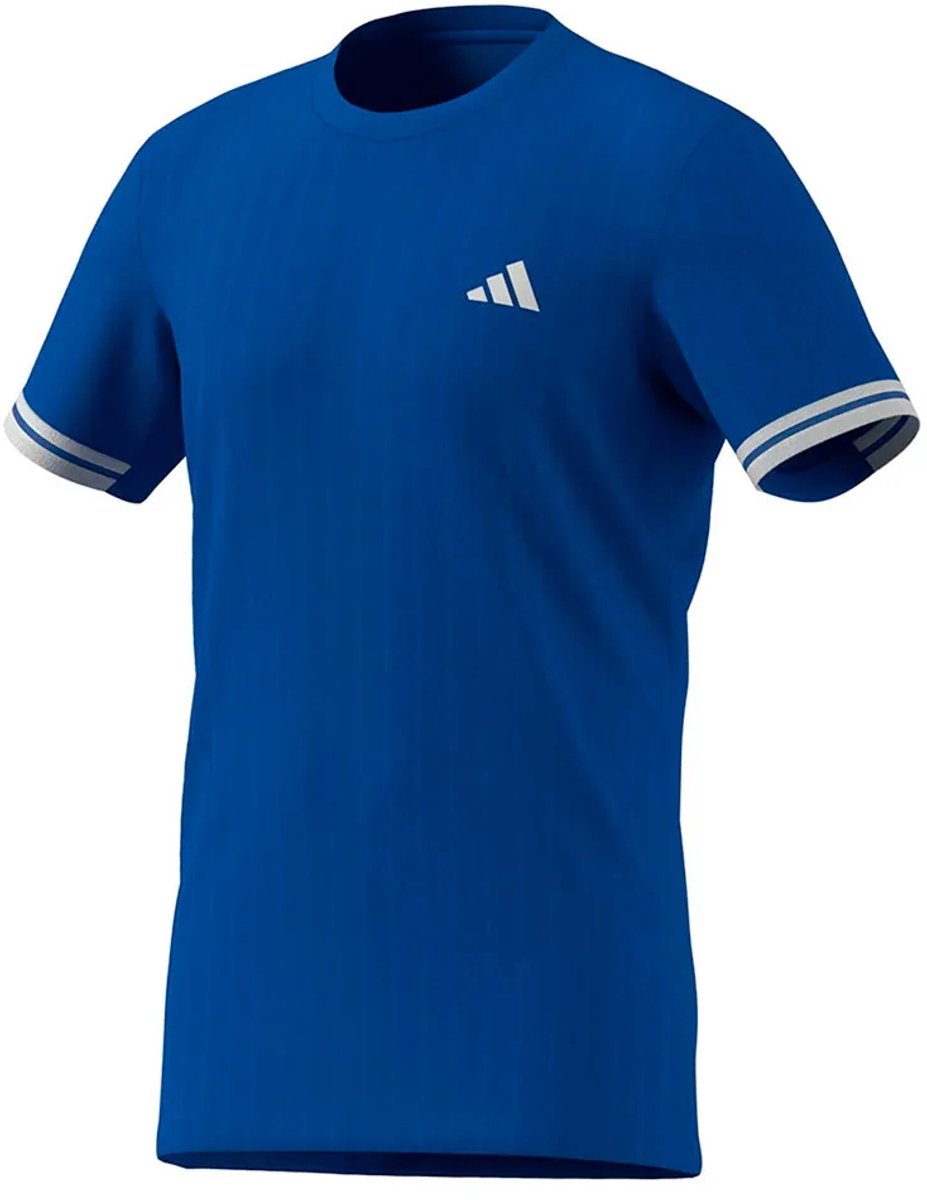 Adidas Tennis Climacool Freelift Pro T-shirt Met Korte Mouwen Man Blauw