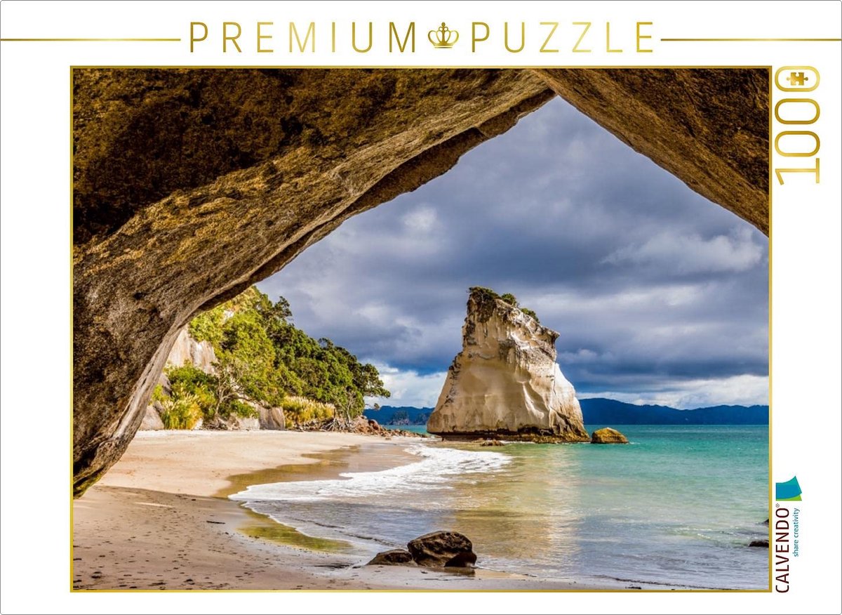 Legpuzzel 1000 Stukjes - Landschap Puzzel - Ontspanning Thuis - Gedetailleerd Strandmotief - 64 x 48 cm - Natuurlijke Kleuren