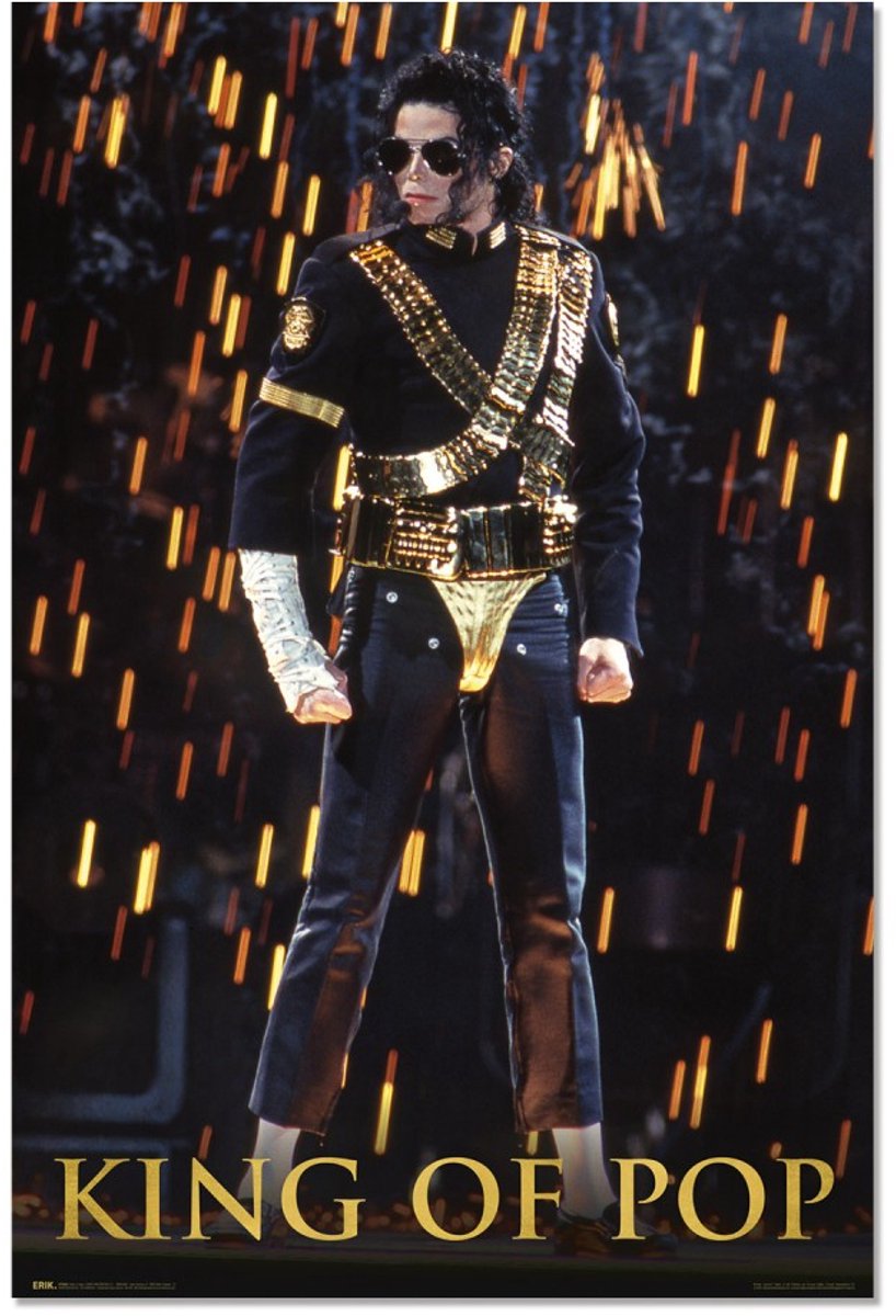 Grupo Erik Michael Jackson poster - Dangerous - Muziek - King - Thriller - 61 x 91.5 cm multi
