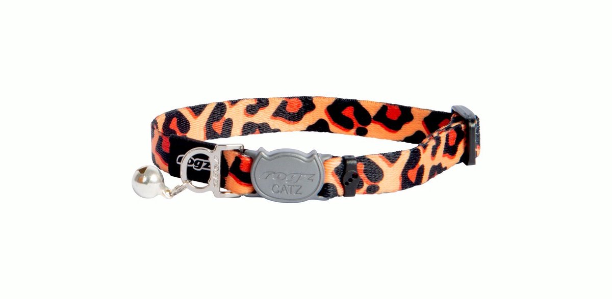 Rogz Fusioncat Halsband - Halsband - Leopard S
