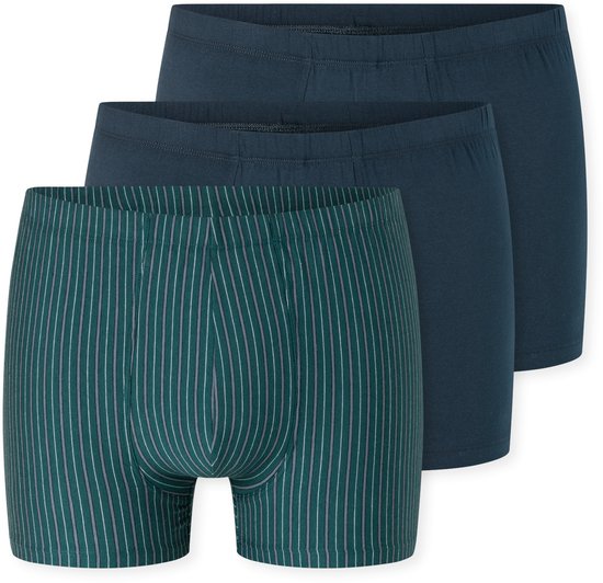 Schiesser 3PACK Shorts - 95/5 Essentials Onderbroek - blauw, groenblauw