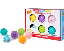 Smily Play - Sensory Ballen Set - Voor Baby's - 6 Stuks - Verschillende Texturen