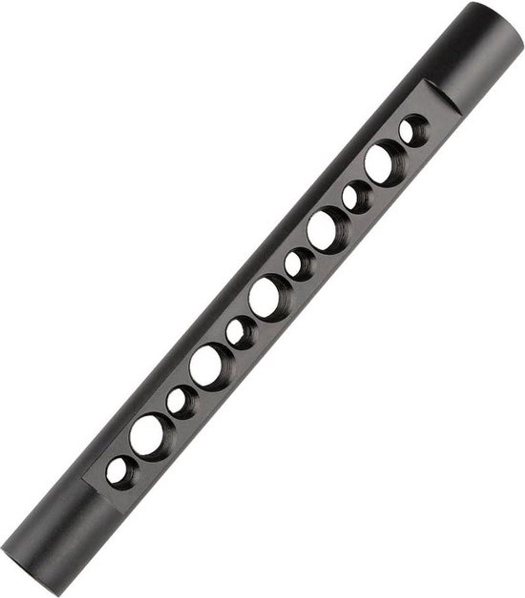 15 mm kaasstaaf met draadgat voor DSLR Rigs Camera Video Cage - 1/4"-20 en 3/8"-16 (145 mm) .