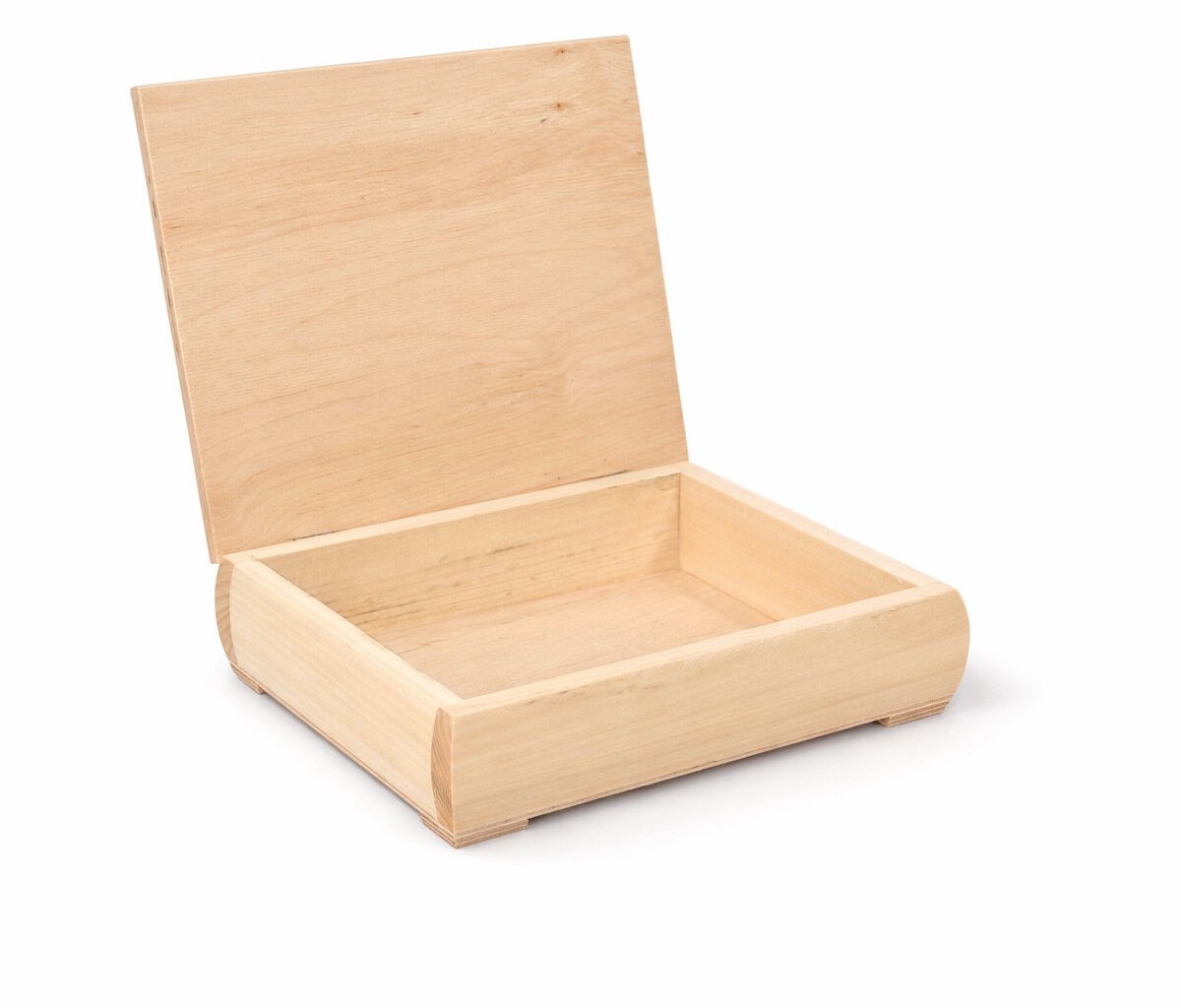 BEN Buik kistje groot - 24,5 x 19,5 x 6cm - kistje met klepdeksel
