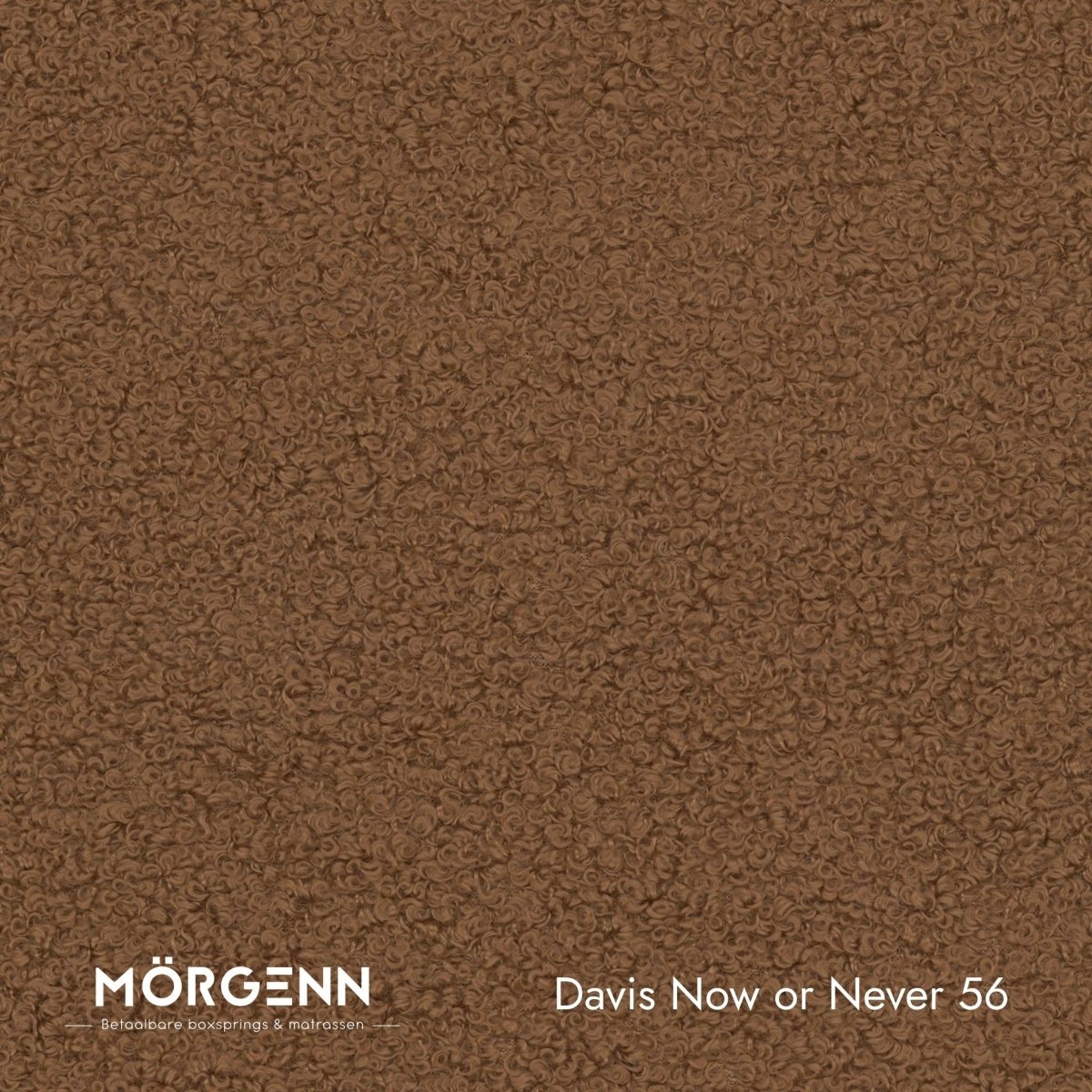 Mörgenn Davis Now or Never Stofstaal - Bouclé Stof voor Boxspring en Bed - 56