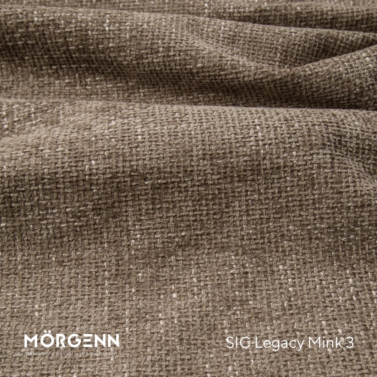 Mörgenn SIC Legacy Stofstaal - Meubelstof voor Boxspring en Bed - Mink 3
