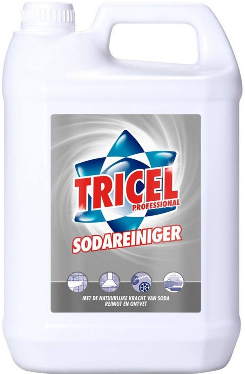 Tricel - Sodareiniger - 4 x 5 liter