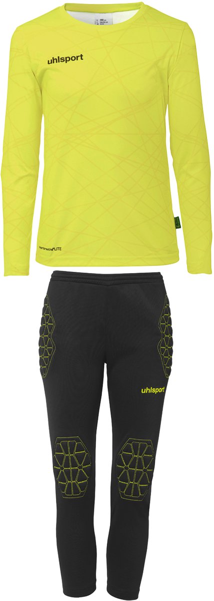 428x1200.jpg Uhlsport Prediction Keeperset Kinderen - Fluogeel / Zwart | Maat: 140 - Afbeelding 1