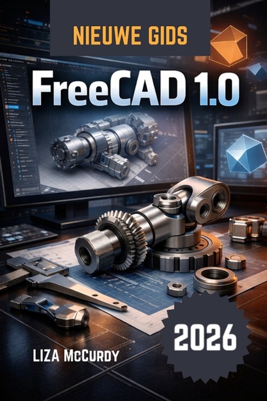 FreeCAD 1.0 Gebruikershandleiding 2026 - cover