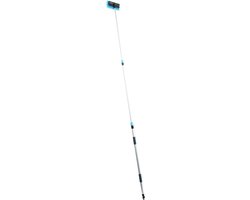 Protecton Telescopische Wasborstel - Instelbaar lengte van 150-350cm - Grondige en veilige reiniging - Ook voor hoge ramen of zonnepanelen