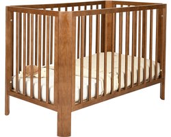 Novi at Home Philou Ledikant - Baby Bed 60x120 cm - verstelbaar bodem - Walnut