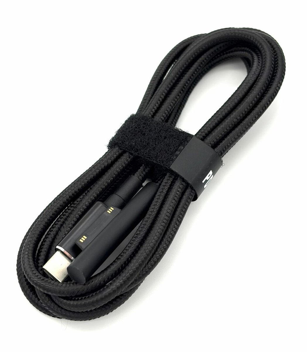 Geschikt voor Microsoft Surface Pro / Laptop / Book / Go – USB-C naar Surface Oplaadkabel 100W – 1.8 Meter – Nylon – Power Delivery