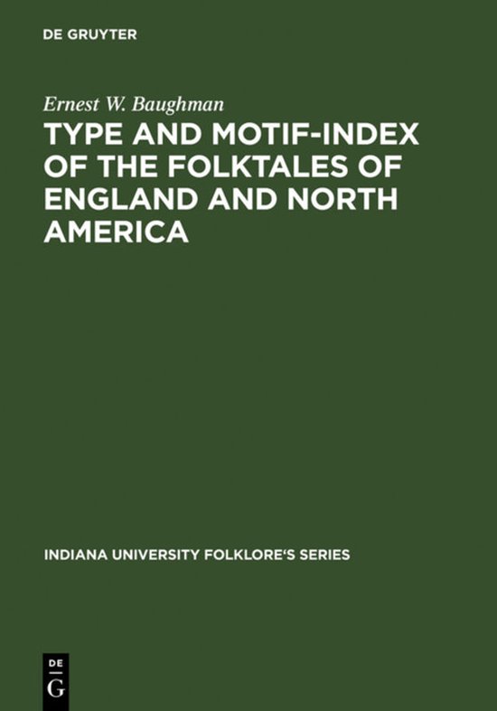 Indiana University Folklore's Series20- Type and Motif-Index ... - cover