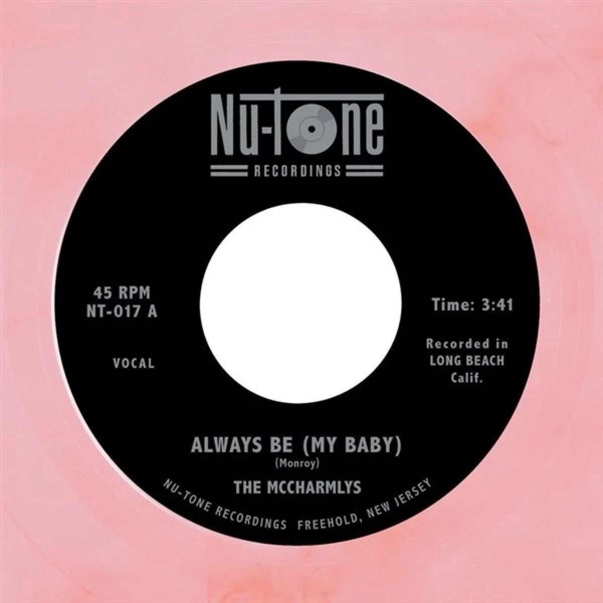 McCharmlys - Always Be (My Baby)/ Tu Seras Mi Baby (7" Single)