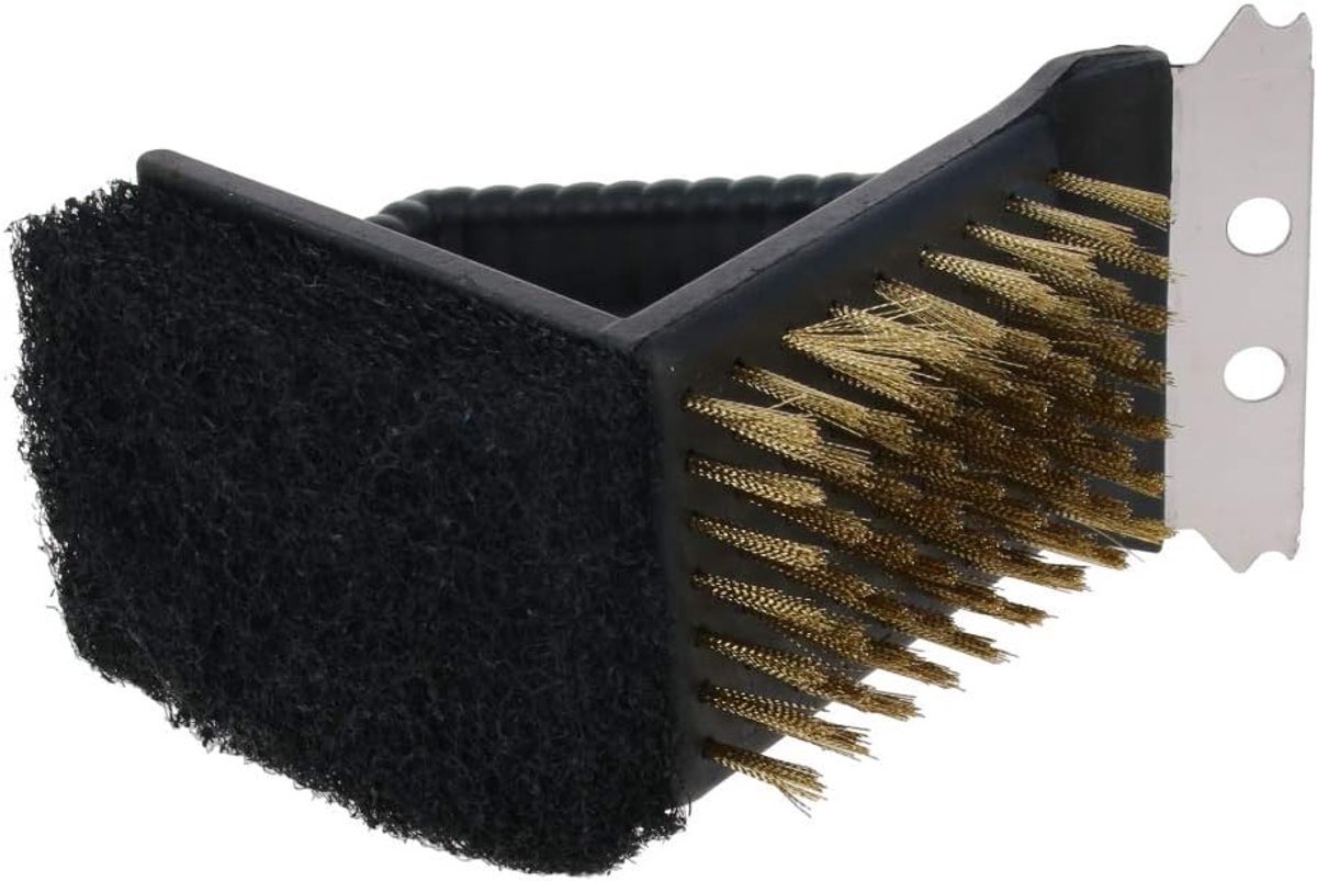 Grill Reiniger - Barbecue Borstel - Grill Schoonmaken - Comfortabele Greep - 7x8x9 cm