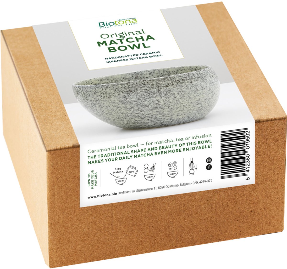 Biotona Matcha Bowlgrey &Green (1 stuk)