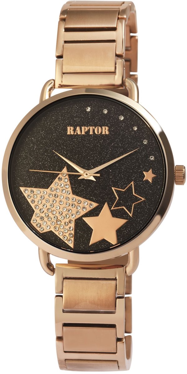 Raptor dameshorloge roestvrij staal Sina Raptor dameshorloge met roestvrijstalen band