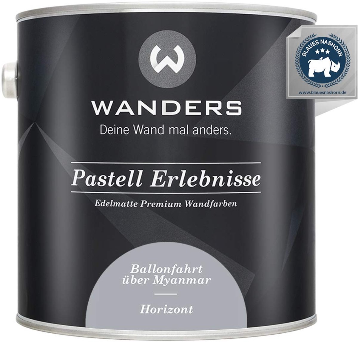 Wanders Muurverf - Edelmatte Krijtverf voor Hout en Meubels - Zacht Grijs Horizon - 2,5L