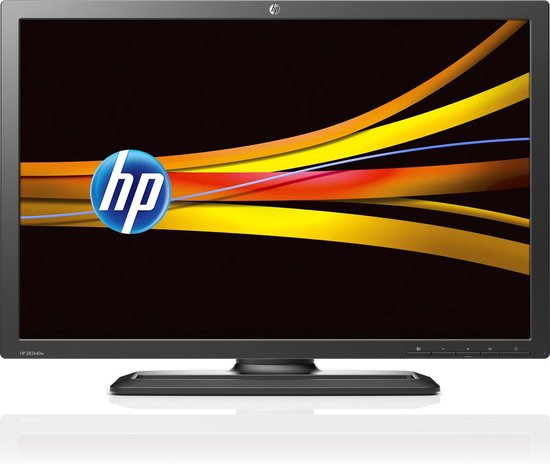 HP ZR2440w 24 inch monitor 1920×1200 IPS scherm verstelbaar HDMI DisplayPort USB-hub zwart