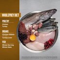 Orijen Whole Prey Dieet met kip, kalkoen, organen en vis.