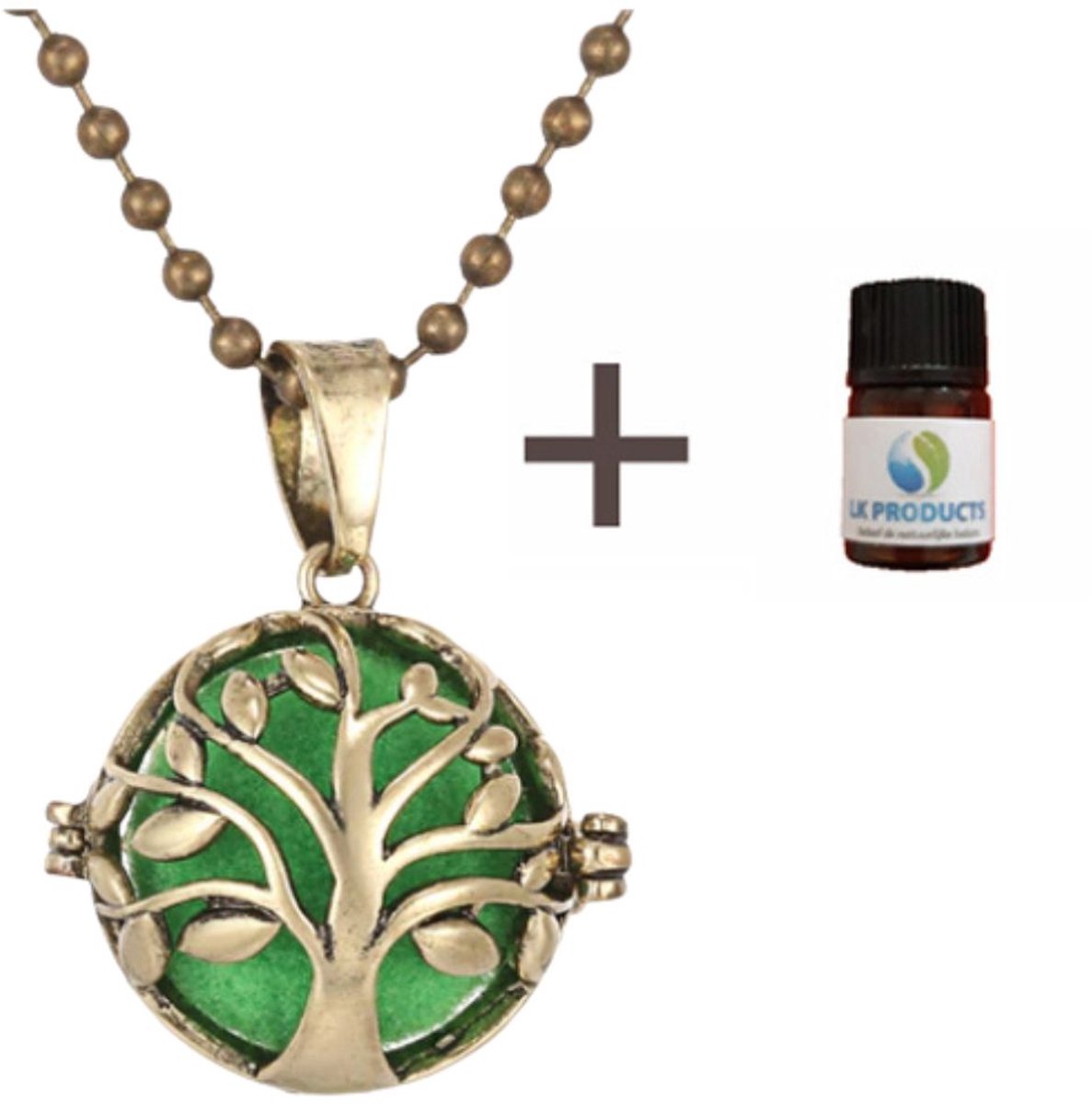 Tree of Life Geurketting - Goudkleur - Etherische Olie
