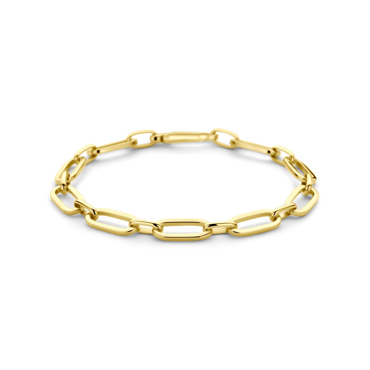 14K geelgouden armband 6,5 mm 19 cm - 4034430