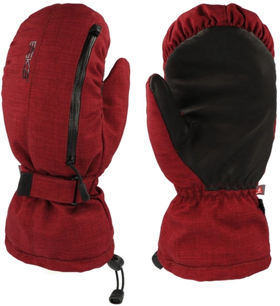 Skiwanten Eska Warm X Reloaded Rood