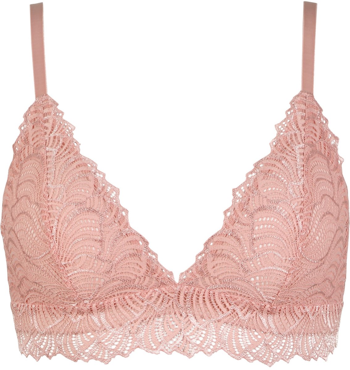 Naturana Bralette met kant - 5574 - Pink Rose