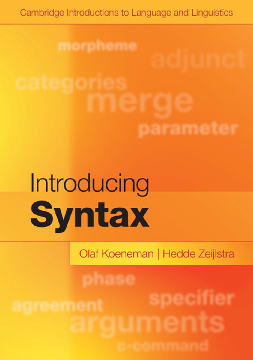 Introducing Syntax | 9781107480643 | Olaf Koeneman | Boeken | bol