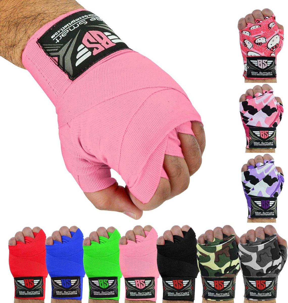 Junior Bokshandschoenen Handverbanden 2,5 meter voor Muay Thai en MMA Training