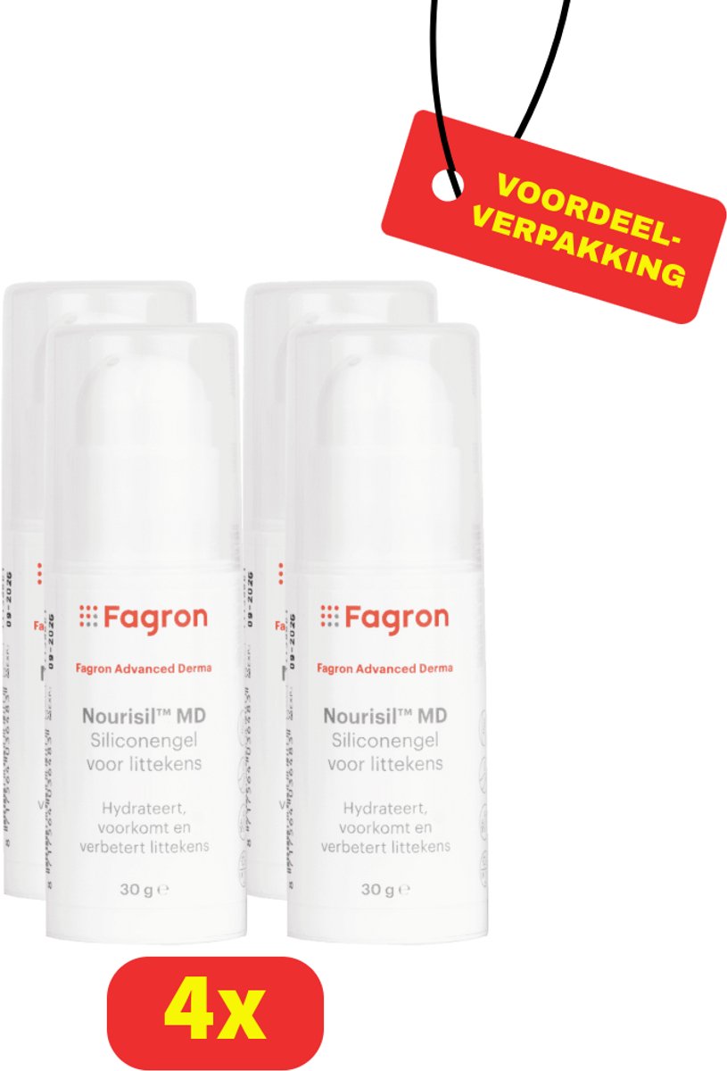 Fagron Nourisil MD Siliconengel — 4x30g Voordeelpack