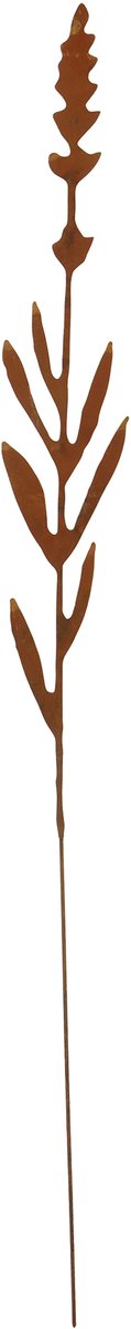 UNUS® Tuinsteker lavendel met knoppen roestlook 107 cm