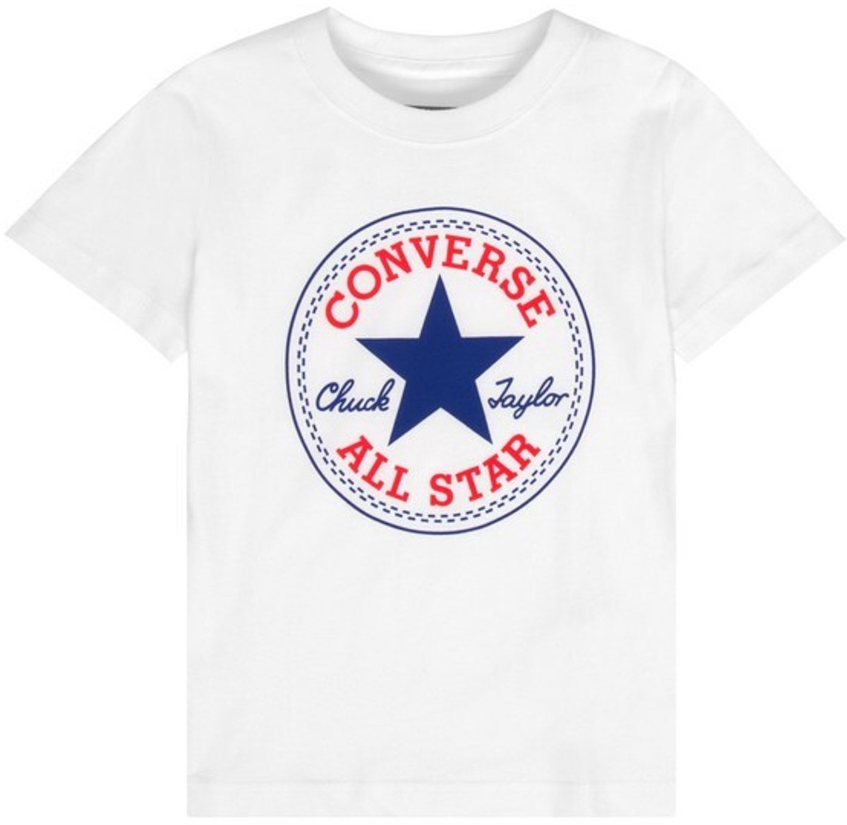 Kinder-T-shirt Converse Chuck Patch Wit
