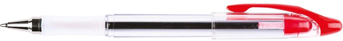 Q-CONNECT Delta balpen, 0,4 mm, medium, Doos van 12 stuks, rood