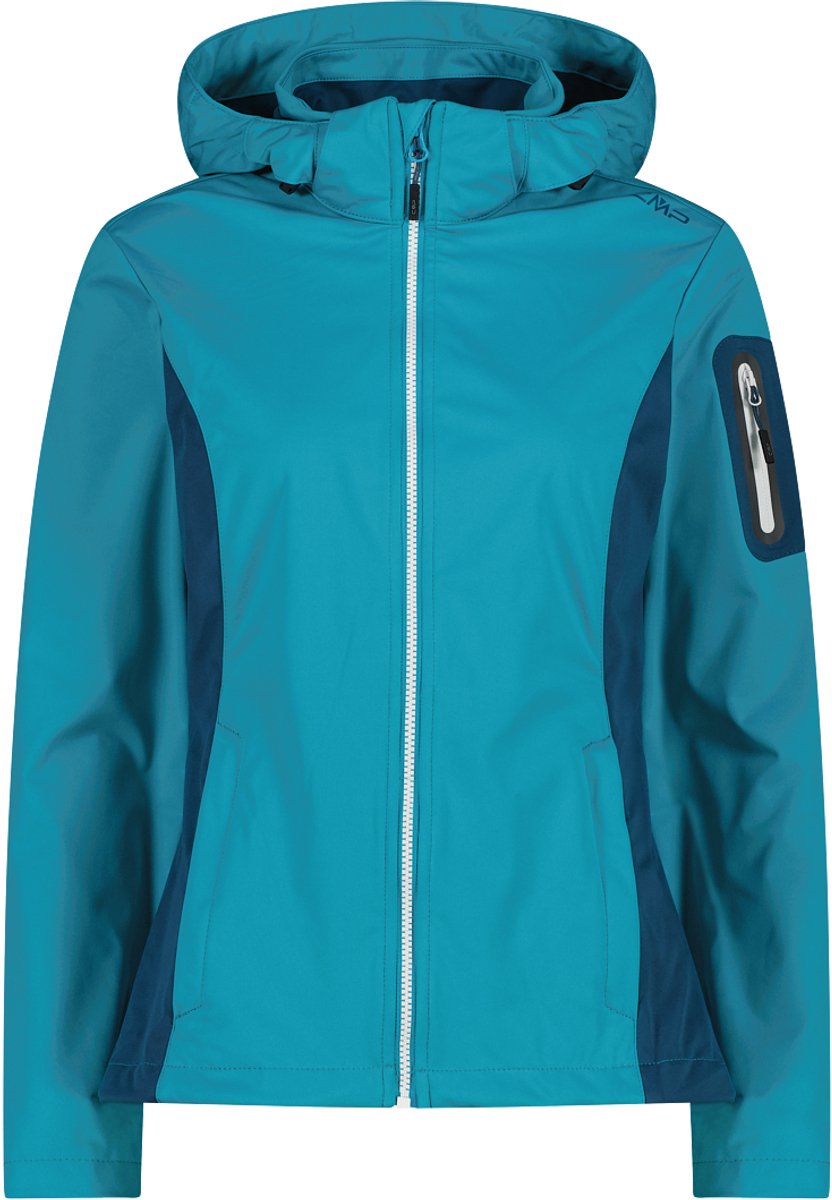 Dames wandeljack met capuchon CMP Blauw