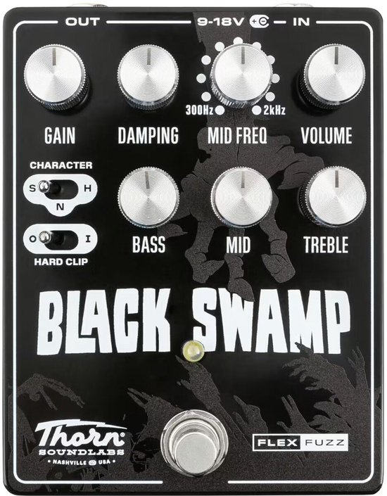 Thorn Soundlabs Black Swamp - Flex Fuzz effectpedaal