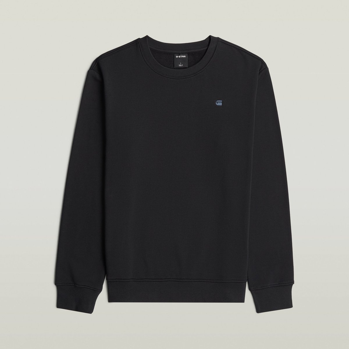 G-Star Logo r sw ls Heren Sweaters Zwart