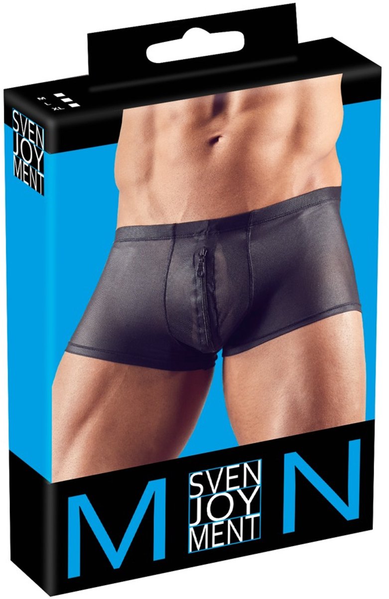 Boxer noir homme taille basse coton – Garçon Français – made in France