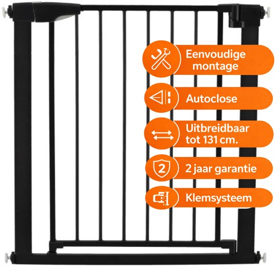 Qute Traphek Q-Keeper Zwart - Klembevestiging